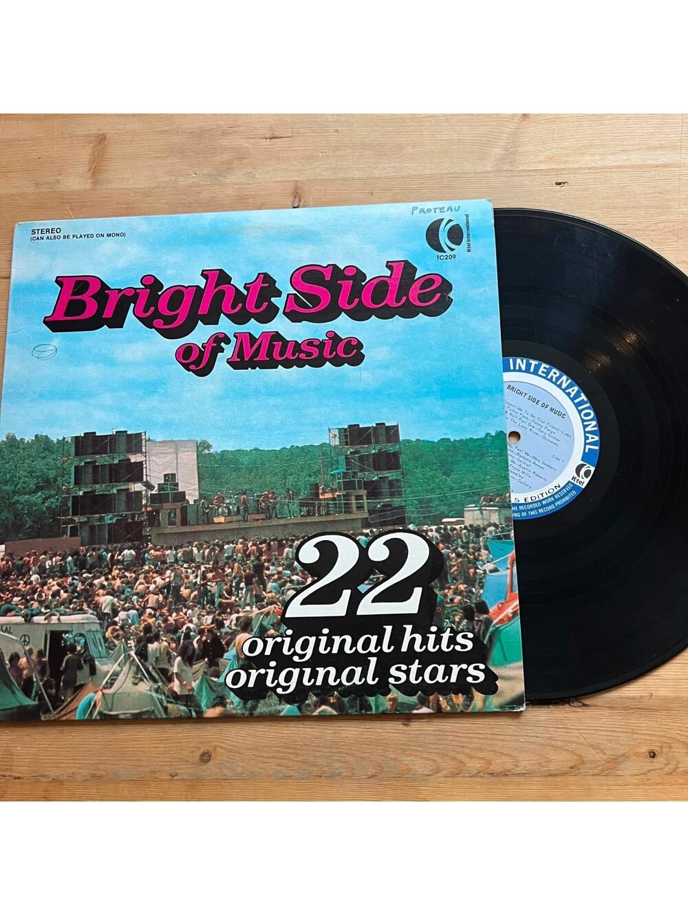 Various - Bright Side of Music 22 Original Hits 33rpm VG+ VR15